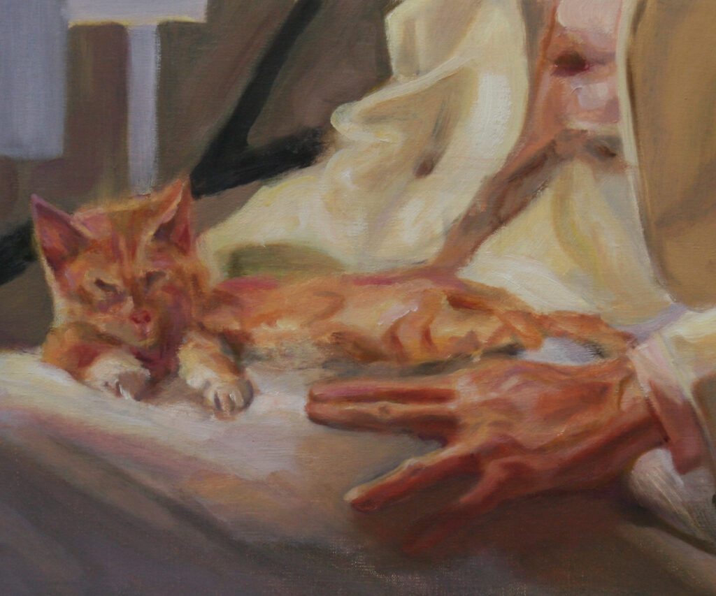 Man With Cat